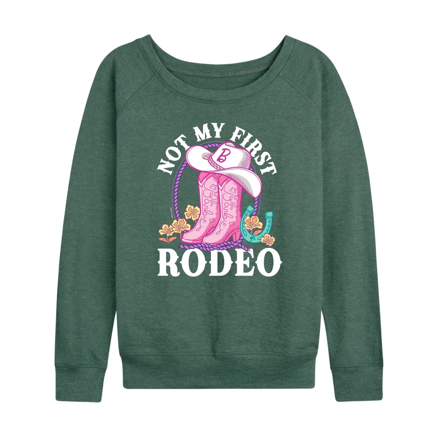 Barbie - Not My First Rodeo - Women's French Terry Long Sleeve Shirt sold by Zulily product image thumbnail 5