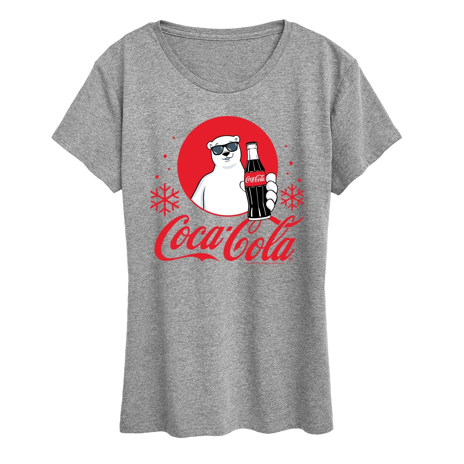 Coca-Cola - Polar Bear Circle - Women's Short Sleeve Graphic T-Shirt sold by Zulily product image thumbnail 5