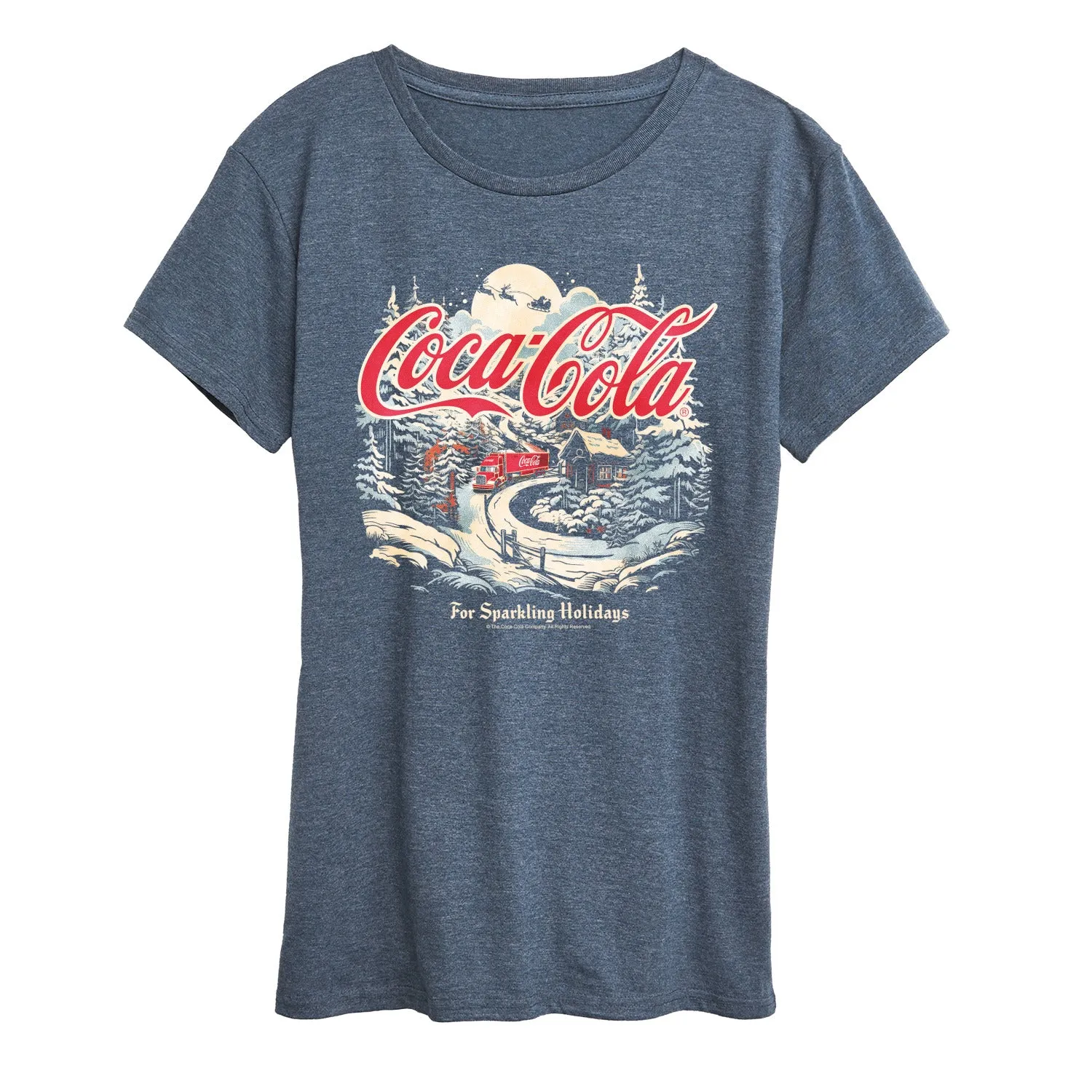 Coca-Cola - Deliver Holiday Cheer - Women's Short Sleeve Graphic T-Shirt sold by Zulily product image thumbnail 4
