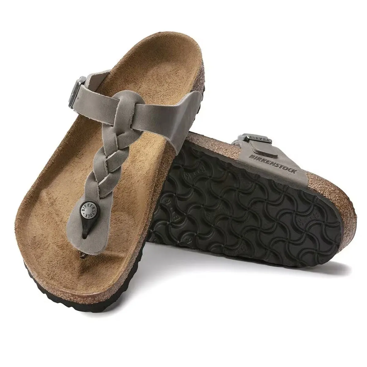 Birkenstock Women's Gizeh Braid Oiled Leather Sandals sold by Zulily product image thumbnail 2