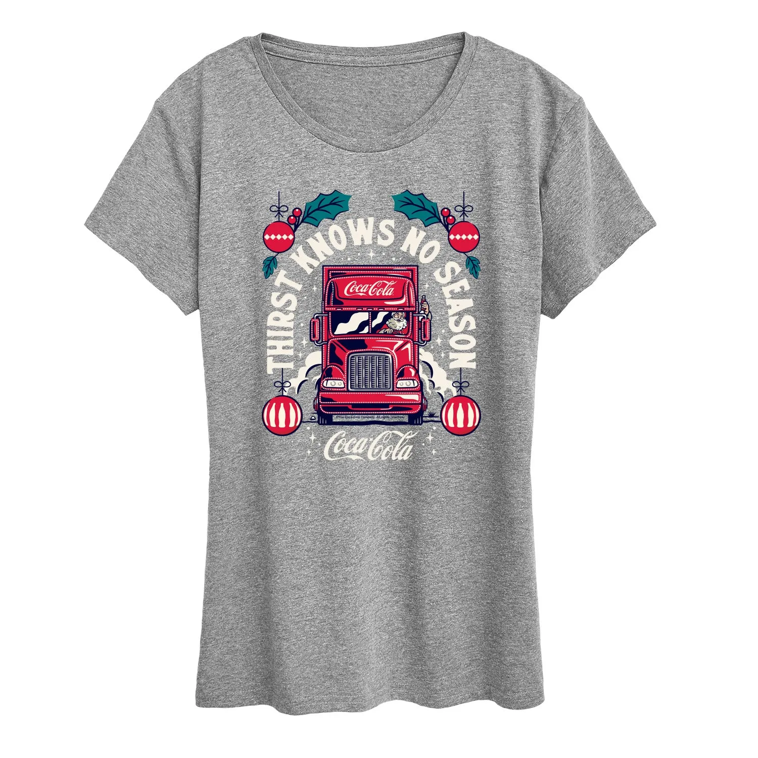 Coca-Cola - Thirst Knows No Season - Women's Short Sleeve Graphic T-Shirt sold by Zulily product image thumbnail 3