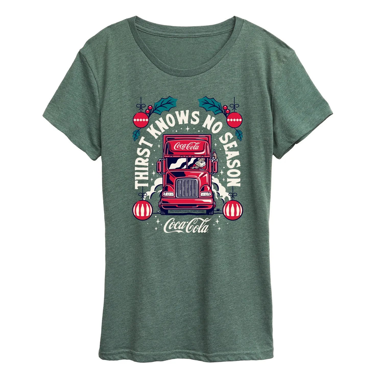 Coca-Cola - Thirst Knows No Season - Women's Short Sleeve Graphic T-Shirt sold by Zulily product image thumbnail 4