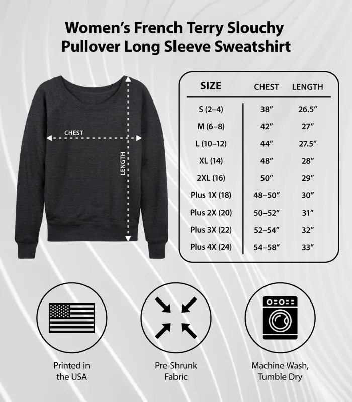 Coca-Cola - Seasons Greetings Polar Bears - Women's French Terry Long Sleeve Pullover made by Coca-Cola