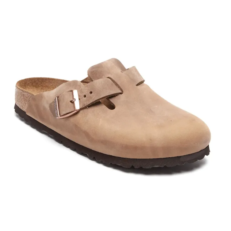 Birkenstock Boston Soft Footbed Oiled Leather Clogs sold by Zulily