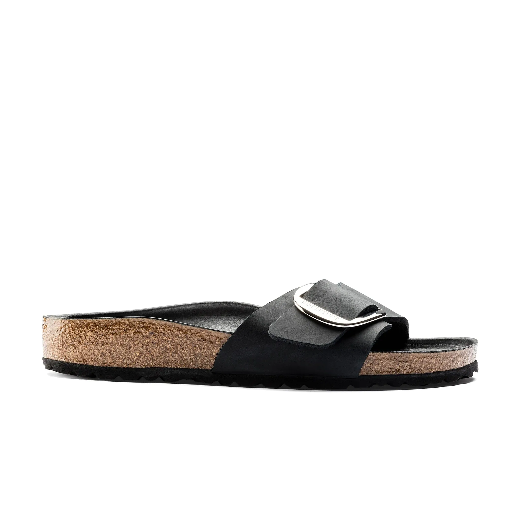 Birkenstock Madrid Big Buckle Oiled Leather Black sold by Zulily product image thumbnail 4