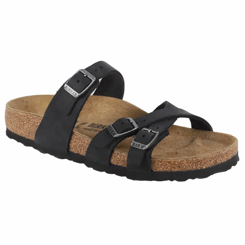 Birkenstock Franca Oiled Leather Sandals sold by Zulily