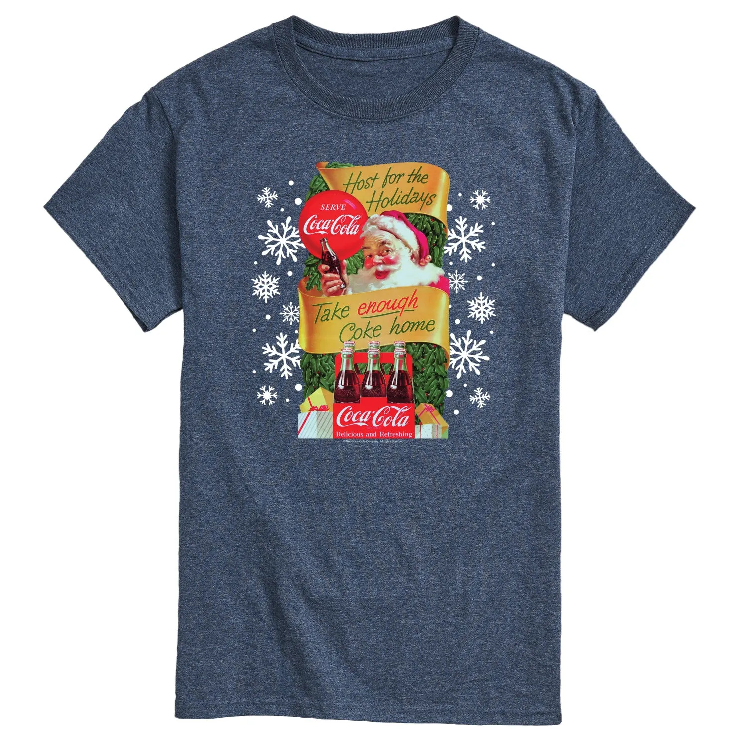 Coca-Cola - Host the Holidays - Men's Short Sleeve Graphic T-shirt sold by Zulily product image thumbnail 4