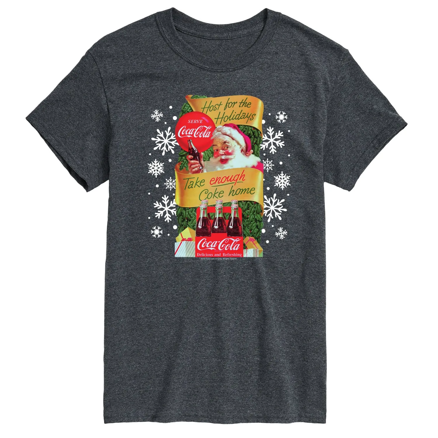Coca-Cola - Host the Holidays - Men's Short Sleeve Graphic T-shirt sold by Zulily product image thumbnail 5