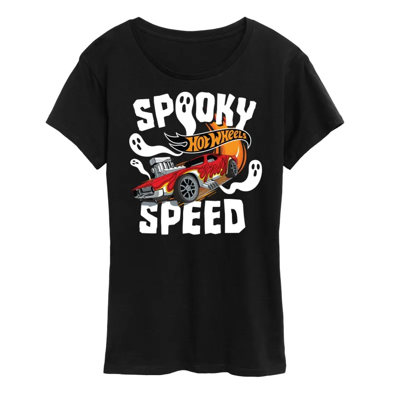 Hot Wheels - Halloween - Spooky Speed - Women's Short Sleeve Graphic T-Shirt sold by Zulily