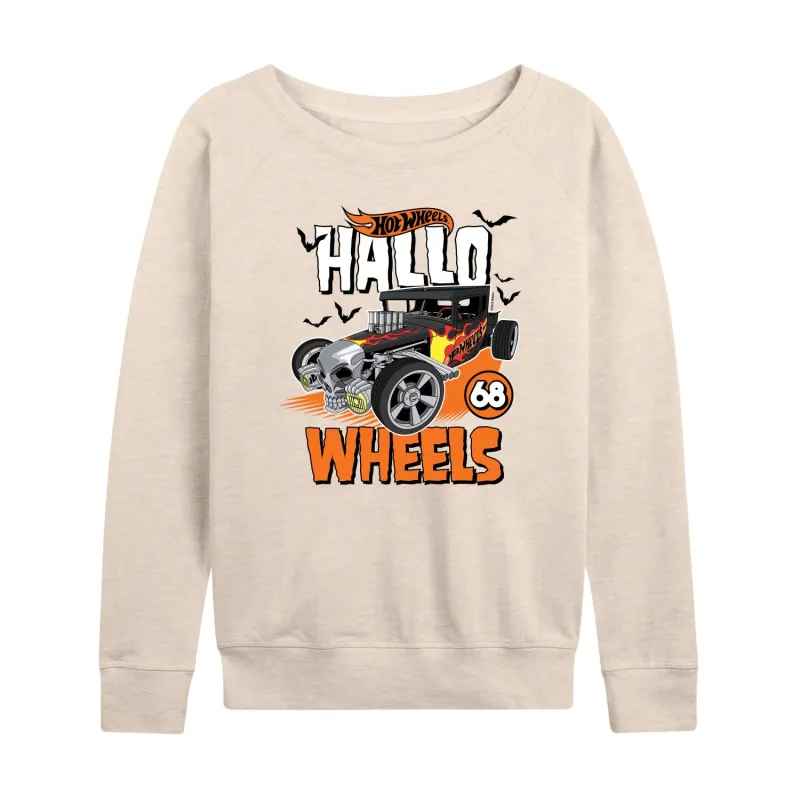 Hot Wheels - Halloween - Hallo Wheels - Women's Lightweight French Terry Long Sleeve Shirt sold by Zulily