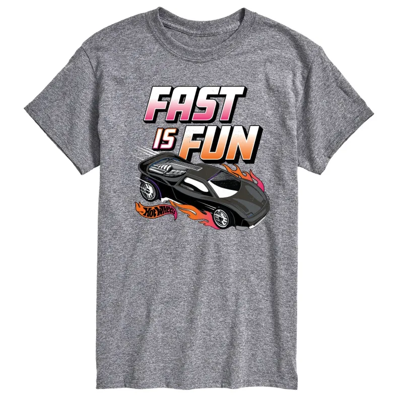 Hot Wheels - Fast Is Fun -Men's Short Sleeve T-Shirt made by Zulily