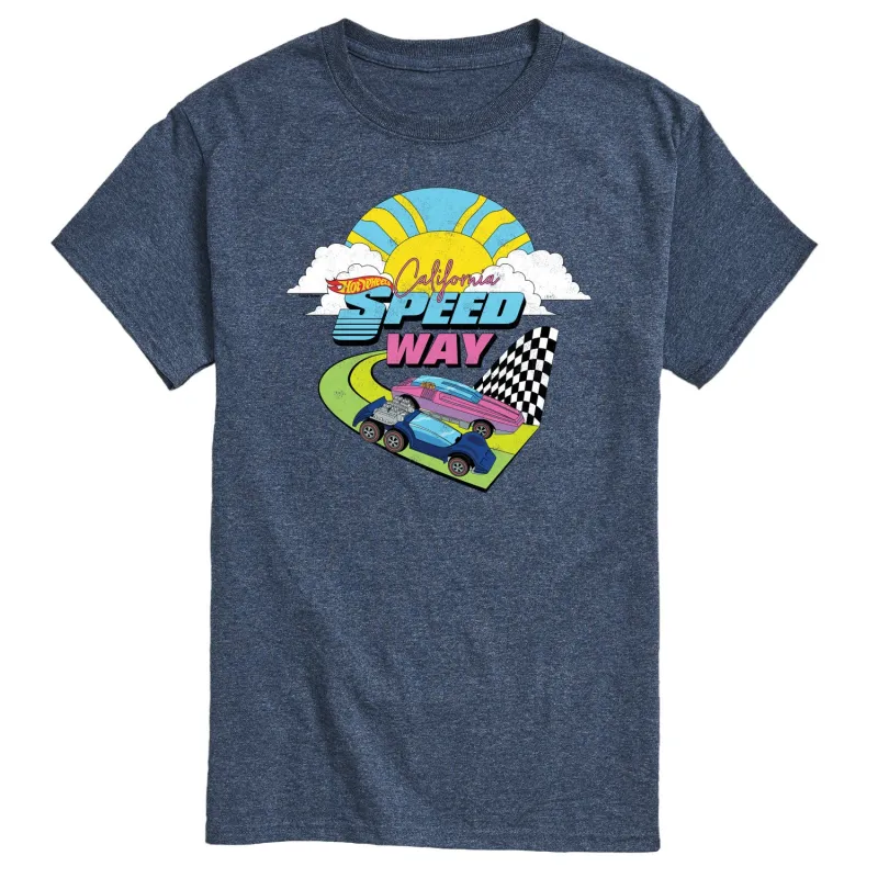 Hot Wheels - California Speedway 70S - Men's Short Sleeve T-Shirt sold by Zulily