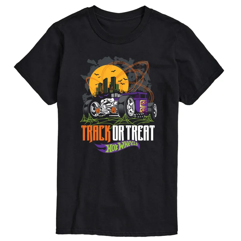 Hot Wheels - Halloween - Trick Or Treat Spider Webs - Men's Short Sleeve Graphic T-Shirt sold by Zulily