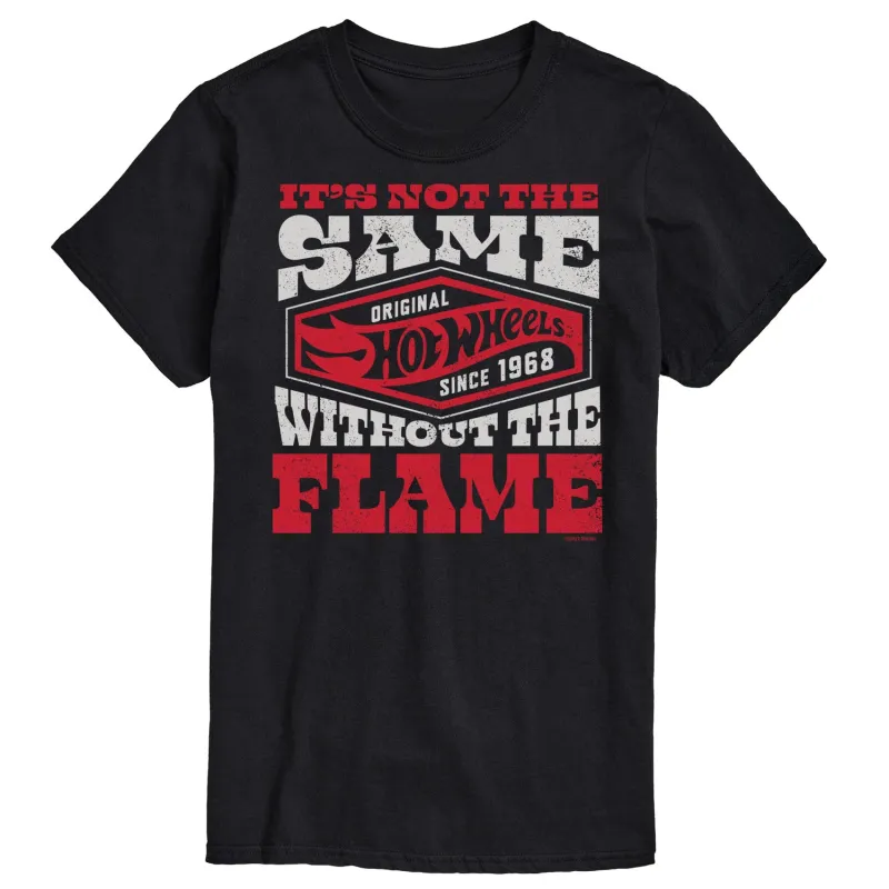 Hot Wheels - Its Not The Same Without Flame- Men's Short Sleeve T-Shirt sold by Zulily