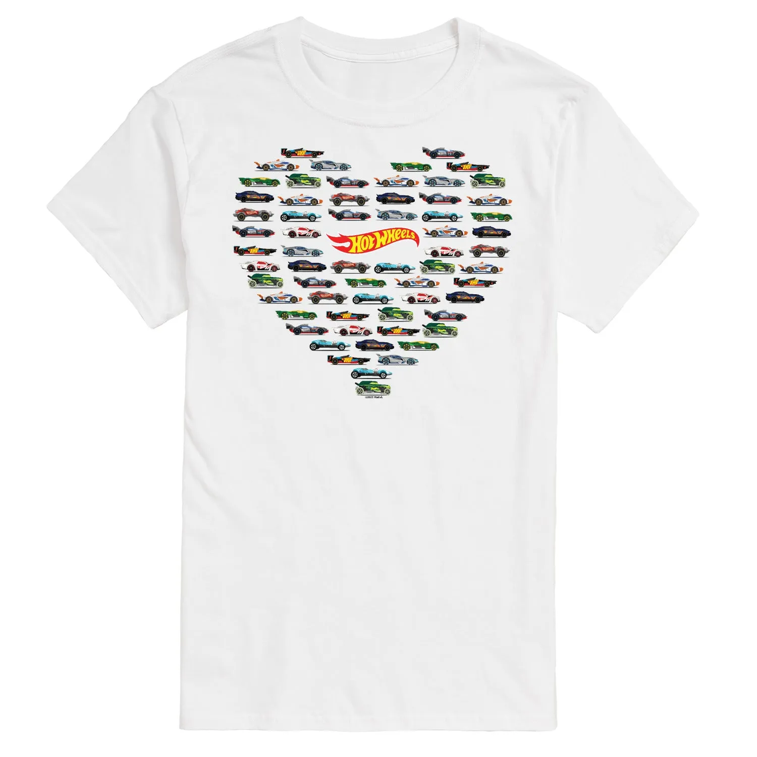Hot Wheels - Valentine's Hot Wheels Heart - Men's Short Sleeve Graphic T-Shirt sold by Zulily product image thumbnail 2