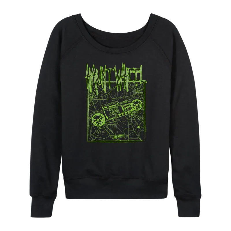 Hot Wheels - Haunt Wheel - Women's Lightweight French Terry Long Sleeve Shirt sold by Zulily