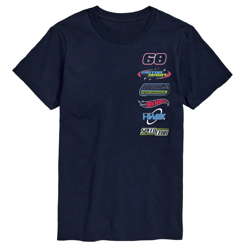 Hot Wheels - HW Stacked Badges- Men's Short Sleeve Graphic T-Shirt made by Zulily