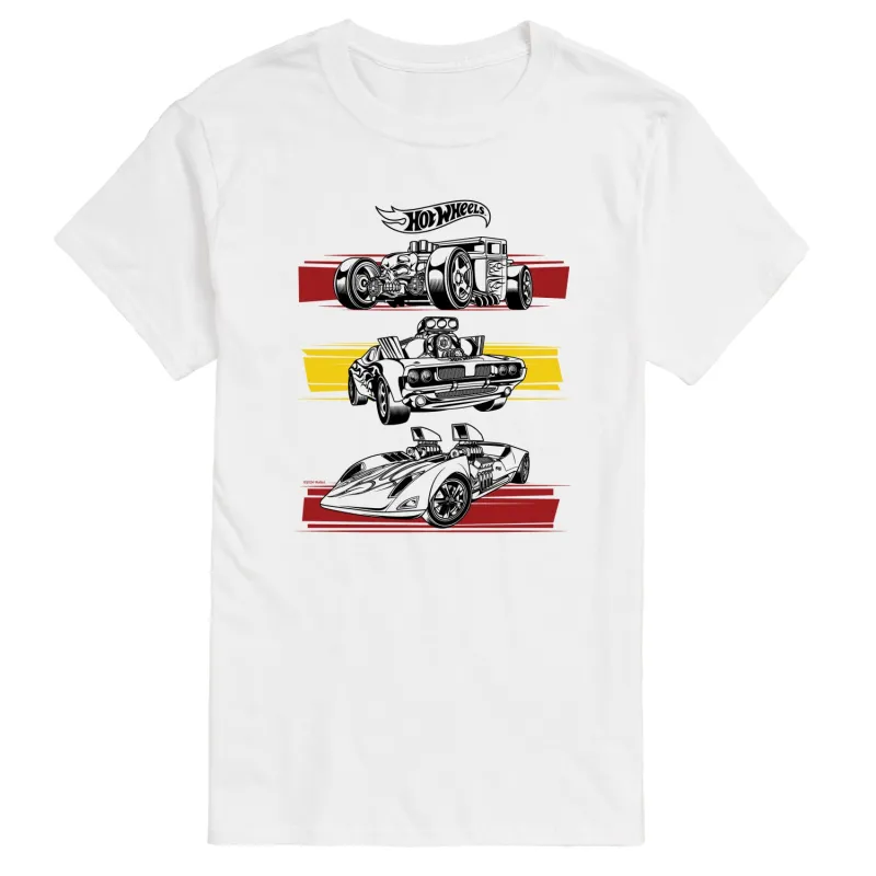Hot Wheels - Hot Rods Stack - Men's Short Sleeve Graphic T-Shirt sold by Zulily