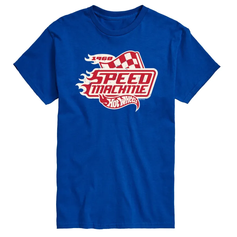 Hot Wheels - Speed Machine Logo - Men's Short Sleeve Graphic T-Shirt made by Zulily