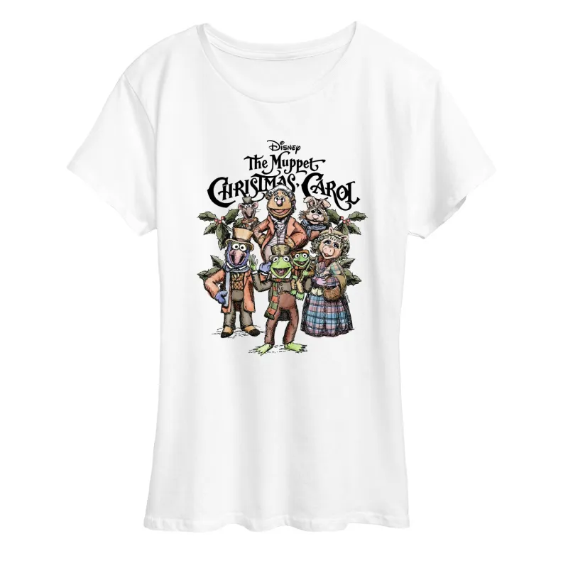 The Muppets - Muppets Carol Collage - Women's Short Sleeve Graphic T-shirt sold by Zulily