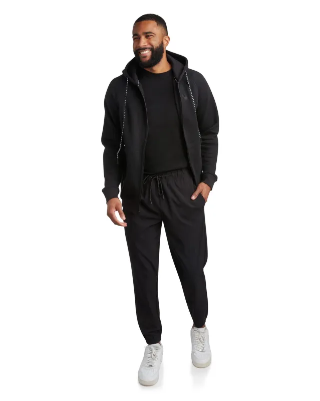 Spyder Men's Fleece Logo Hoodie - Black sold by Zulily