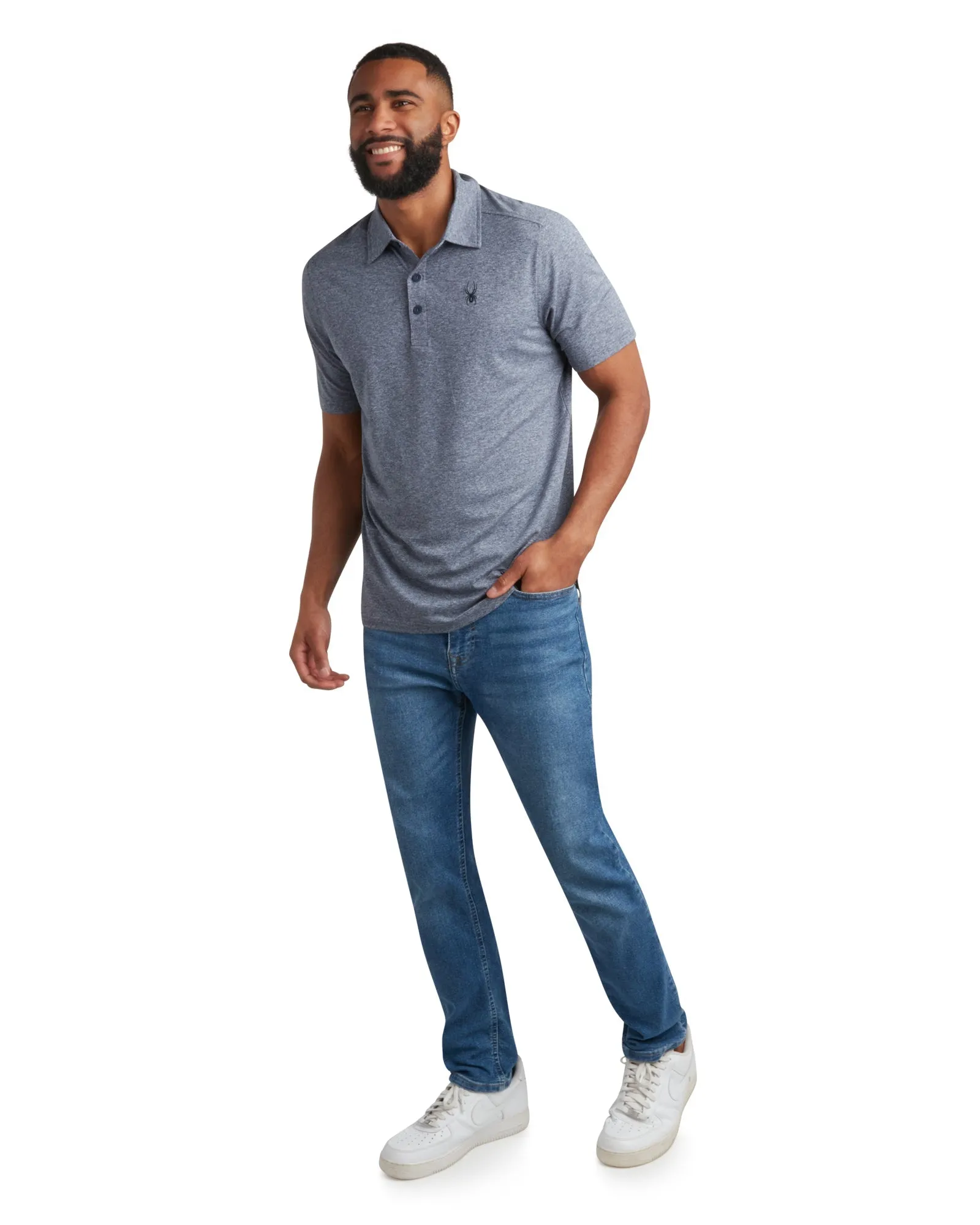 Spyder Men's Short Sleeve Jersey - Navy sold by Zulily product image thumbnail 3