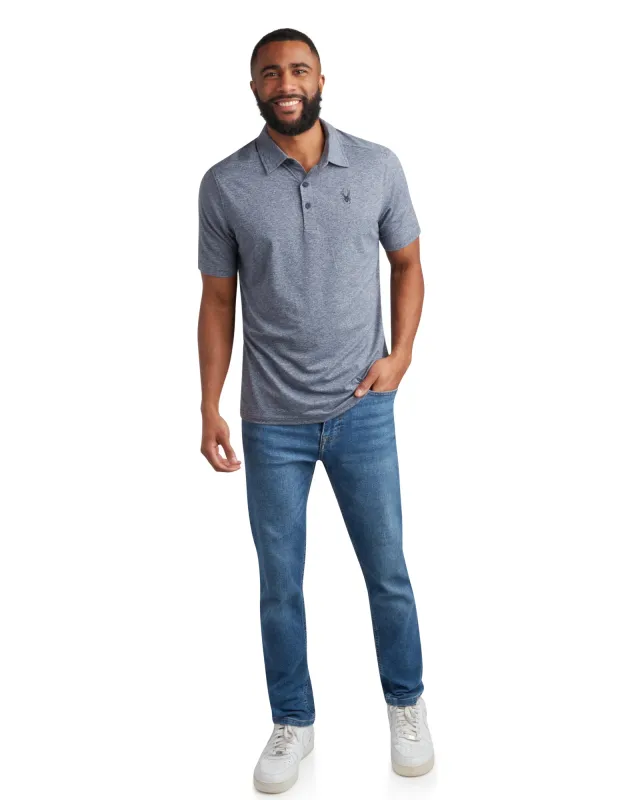 Spyder Men's Short Sleeve Jersey - Navy sold by Zulily