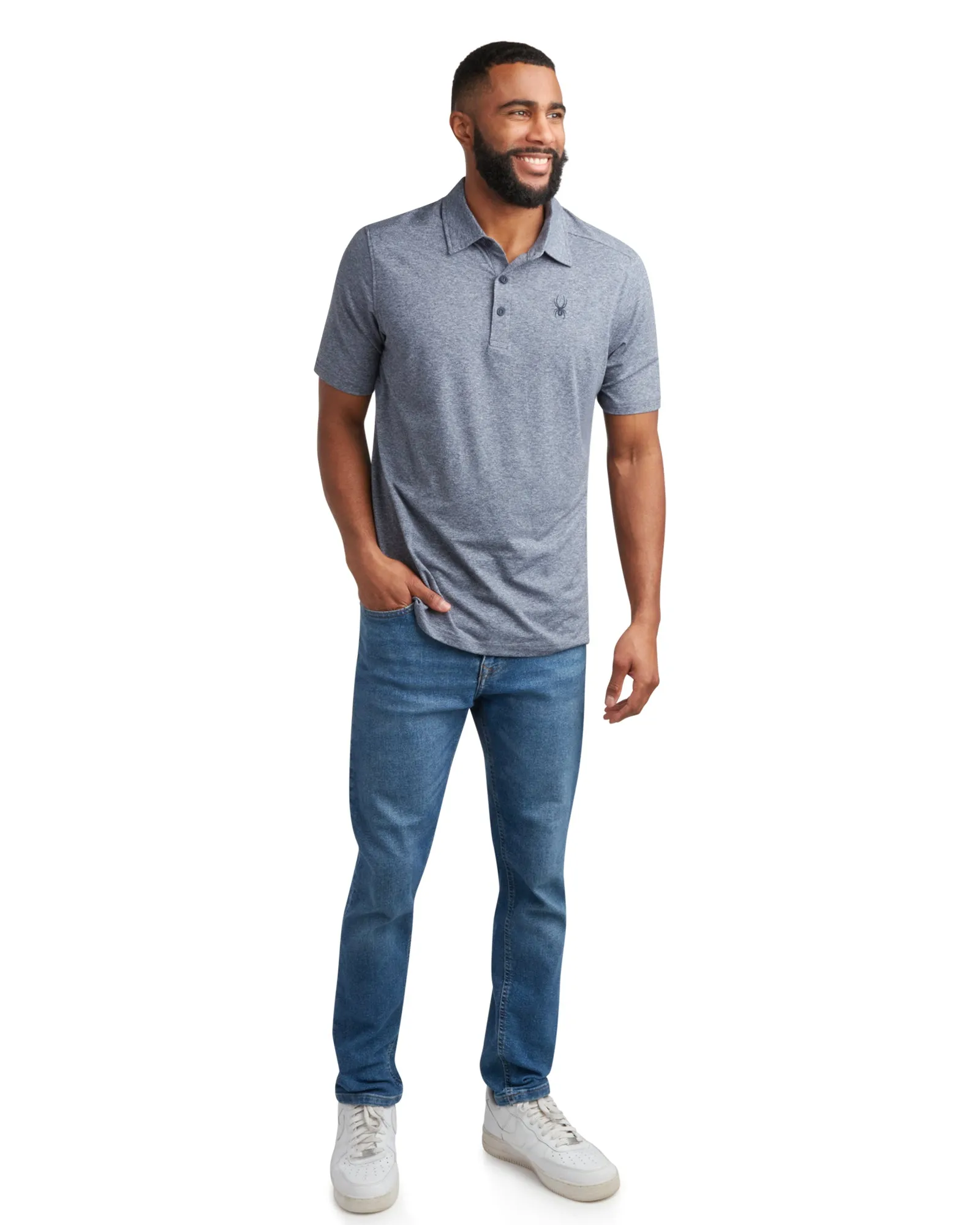 Spyder Men's Short Sleeve Jersey - Navy sold by Zulily product image thumbnail 5