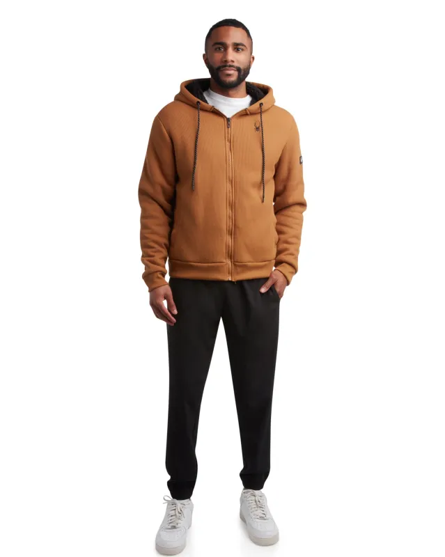 Spyder Men's Bonded Thermal Jacket - Saddle sold by Zulily