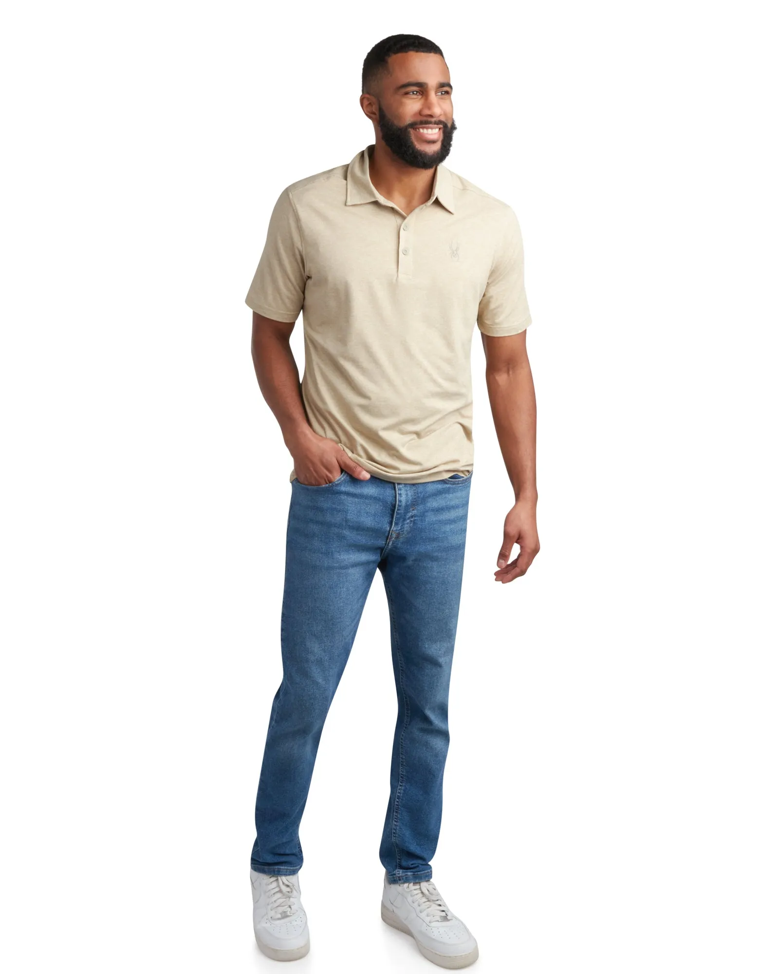 Spyder Men's Short Sleeve Jersey - Stone sold by Zulily product image thumbnail 5