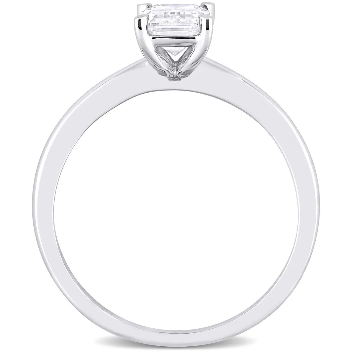 Miadora Sterling Silver 1ct TGW Octagon-cut Created Moissanite Solitaire Engagement Ring sold by Zulily product image thumbnail 5