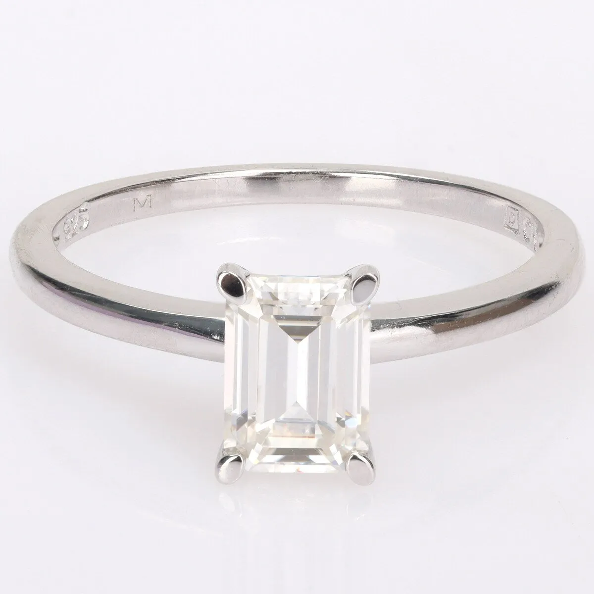 Miadora Sterling Silver 1ct TGW Octagon-cut Created Moissanite Solitaire Engagement Ring sold by Zulily product image thumbnail 2