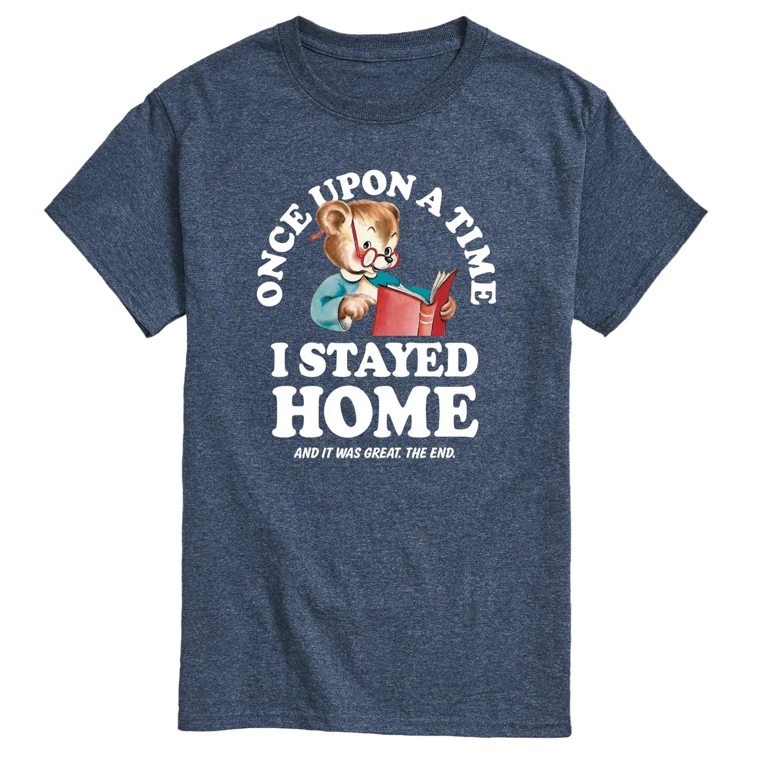 Instant Message - Once Upon A Time Stayed Home - Men's Short Sleeve Graphic T-Shirt sold by Zulily product image thumbnail 3