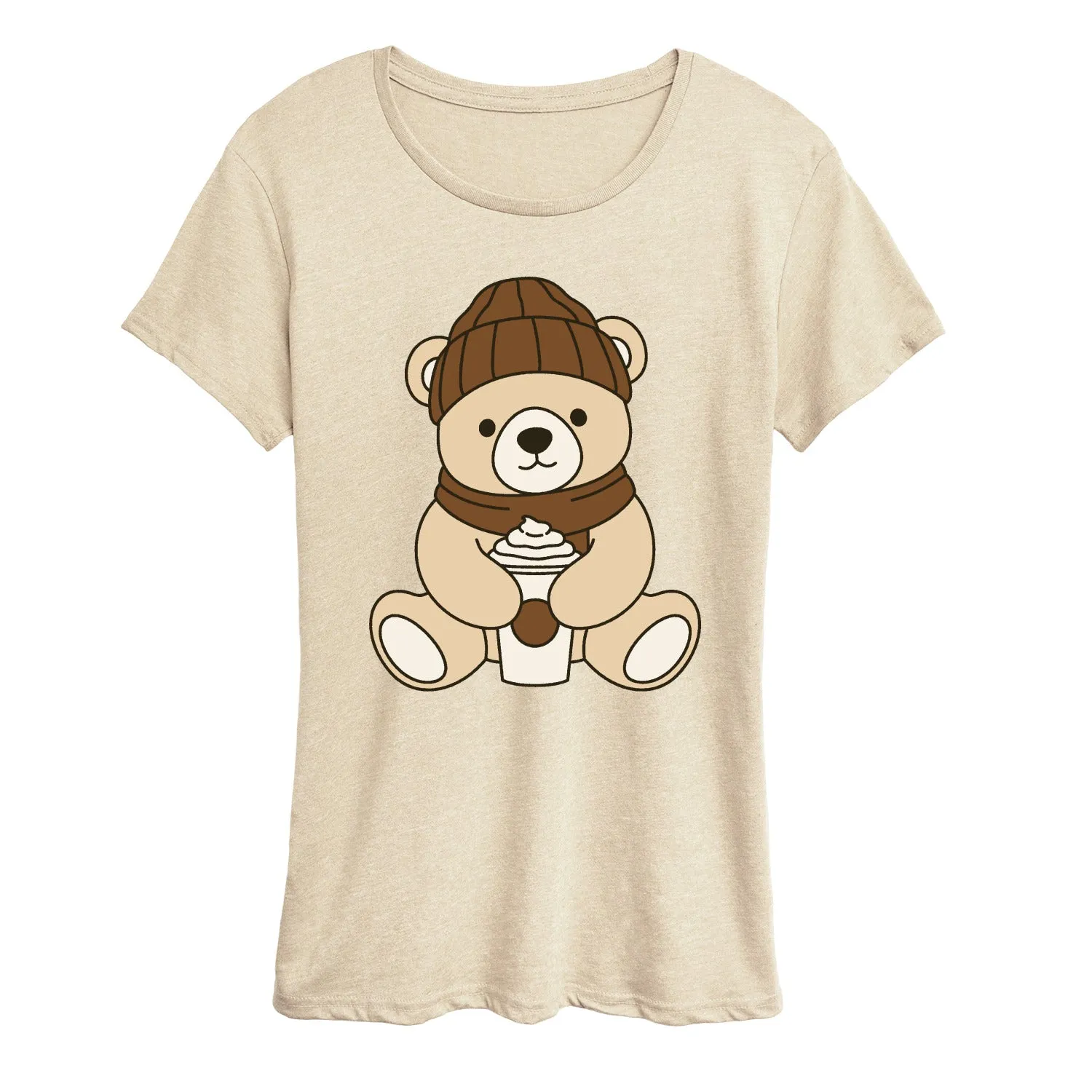 Instant Message - Coffee Bear - Women's Short Sleeve Graphic T-Shirt sold by Zulily product image thumbnail 2