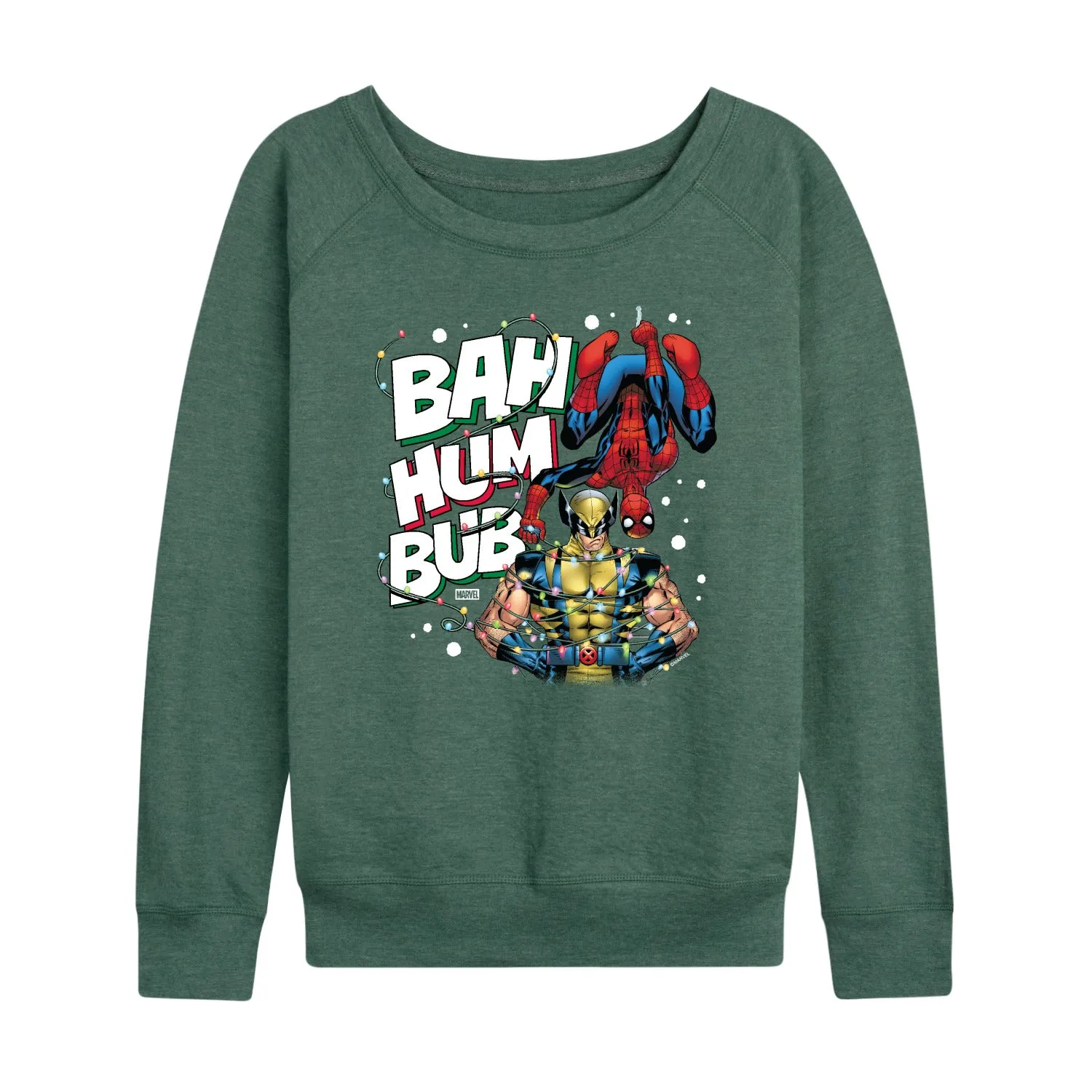 Marvel - Bah Hum Bub - Women's French Terry Long Sleeve Pullover sold by Zulily product image thumbnail 4