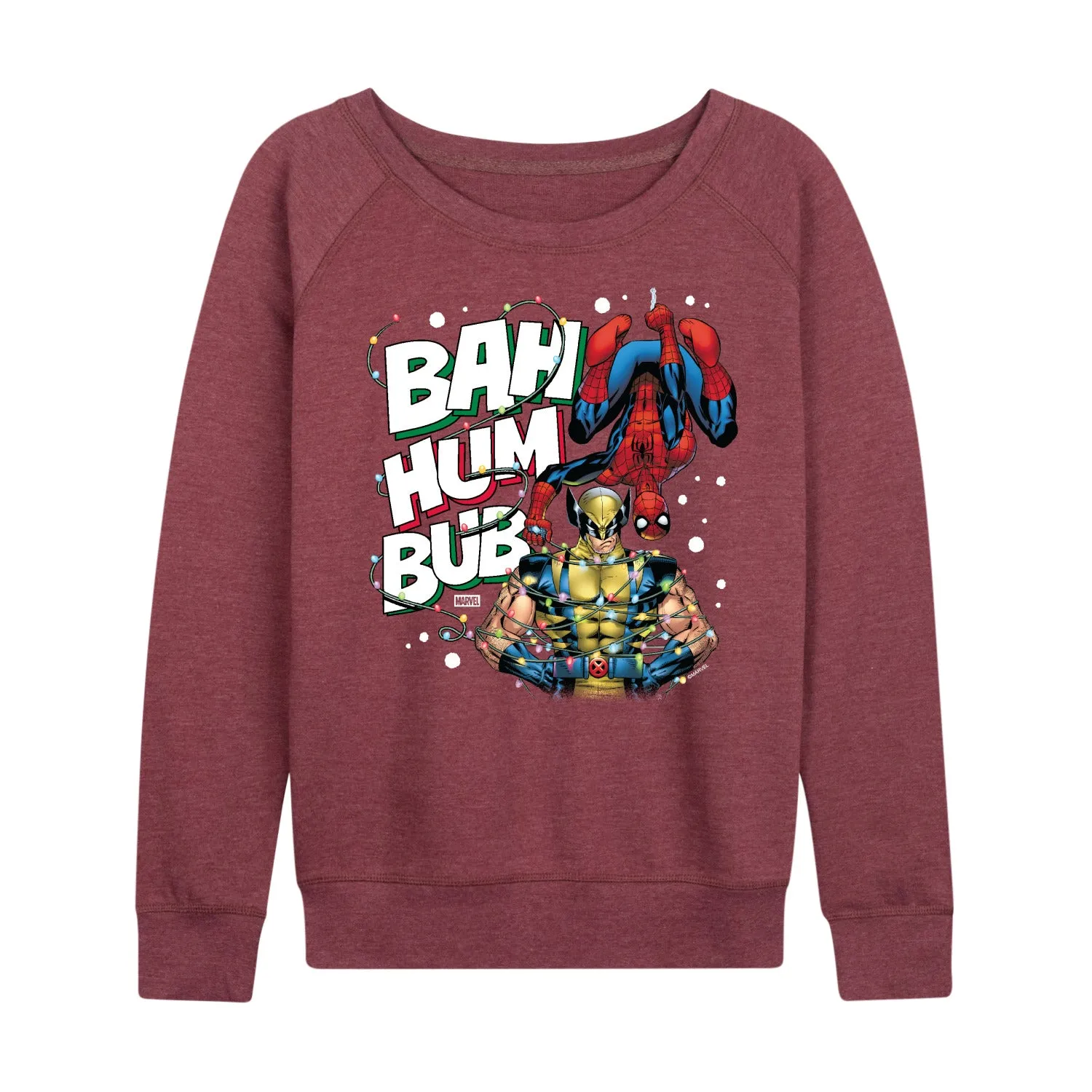 Marvel - Bah Hum Bub - Women's French Terry Long Sleeve Pullover sold by Zulily product image thumbnail 5