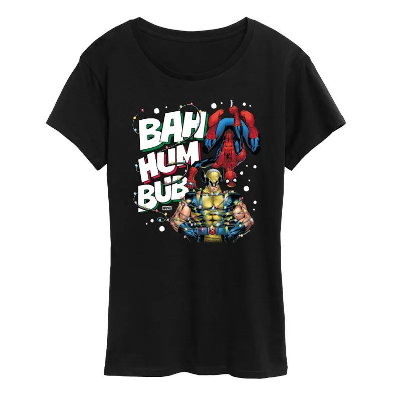 Marvel - Bah Hum Bub - Women's Short Sleeve Graphic T-Shirt sold by Zulily
