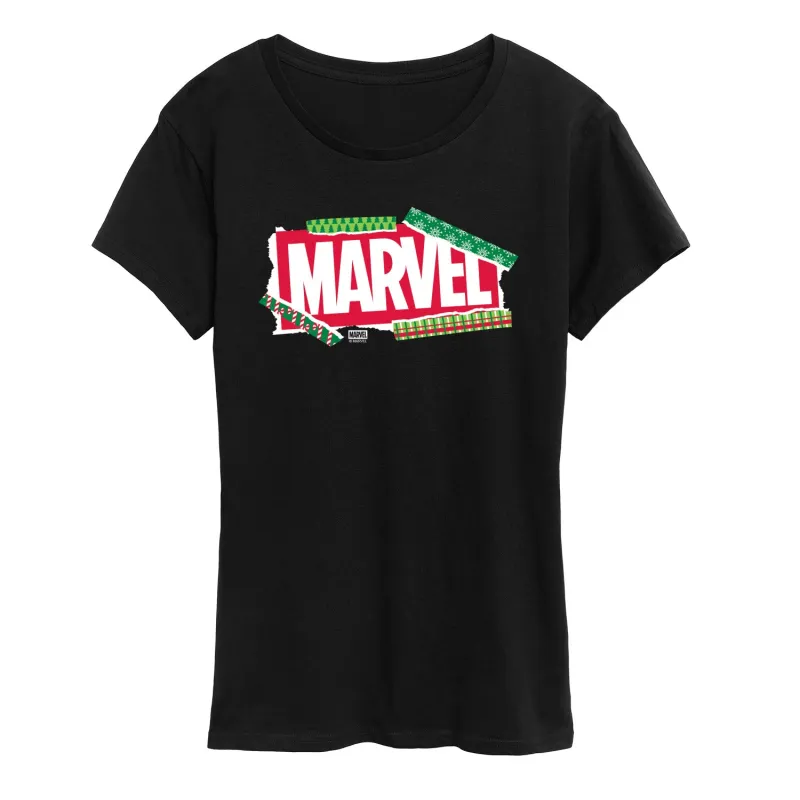 Marvel - Logo Paper - Women's Short Sleeve Graphic T-Shirt sold by Zulily