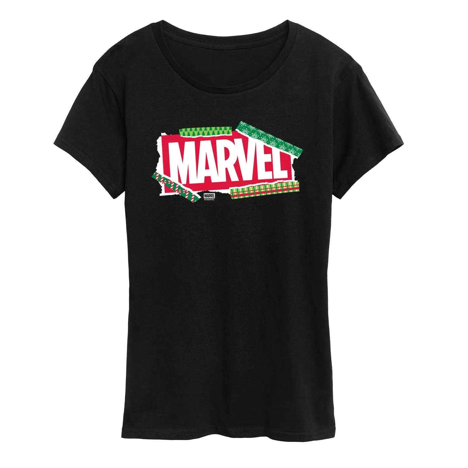 Marvel - Logo Paper - Women's Short Sleeve Graphic T-Shirt sold by Zulily