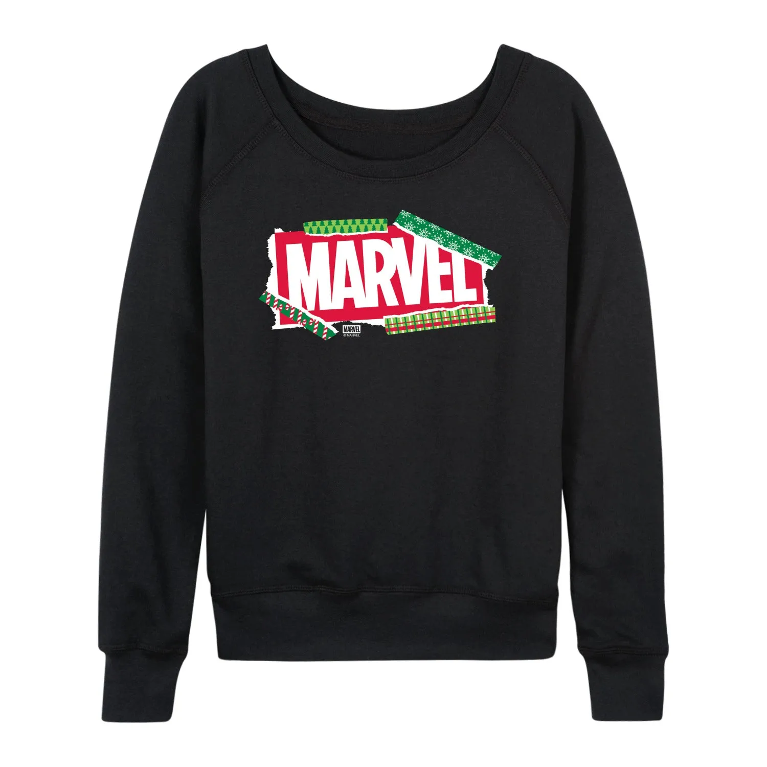 Marvel - Logo Paper - Women's French Terry Long Sleeve Pullover sold by Zulily