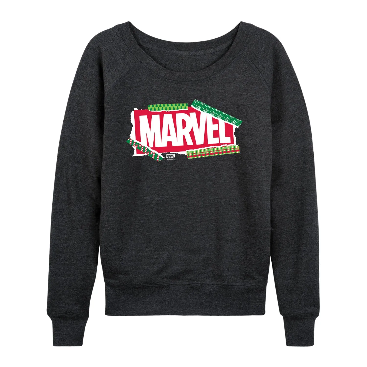 Marvel - Logo Paper - Women's French Terry Long Sleeve Pullover sold by Zulily product image thumbnail 2