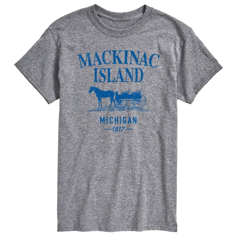 Instant Message - Mackinac Island - Men's Short Sleeve Graphic T-Shirt sold by Zulily