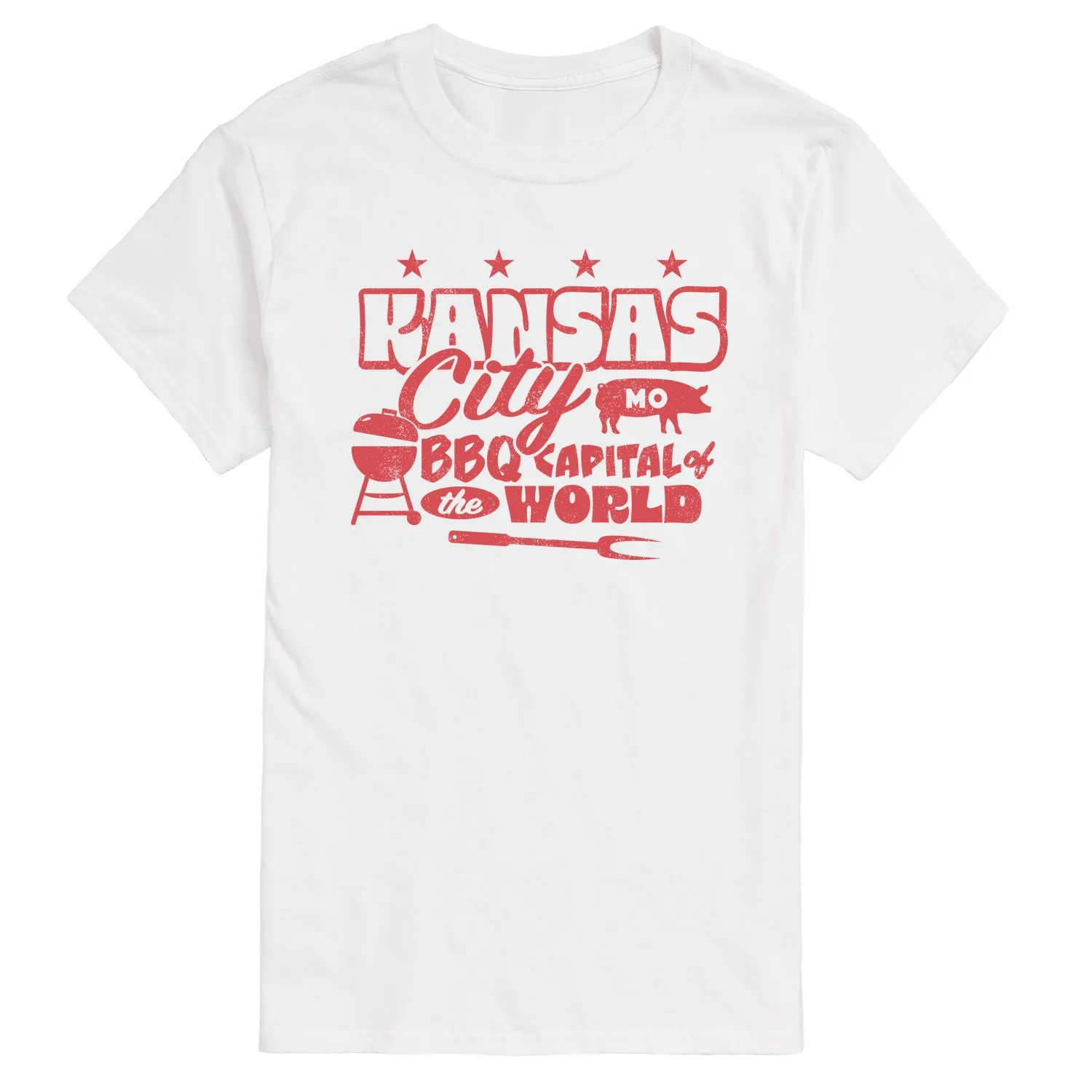 Instant Message - Kansas City MO BBQ - Men's Short Sleeve Graphic T-Shirt sold by Zulily product image thumbnail 3