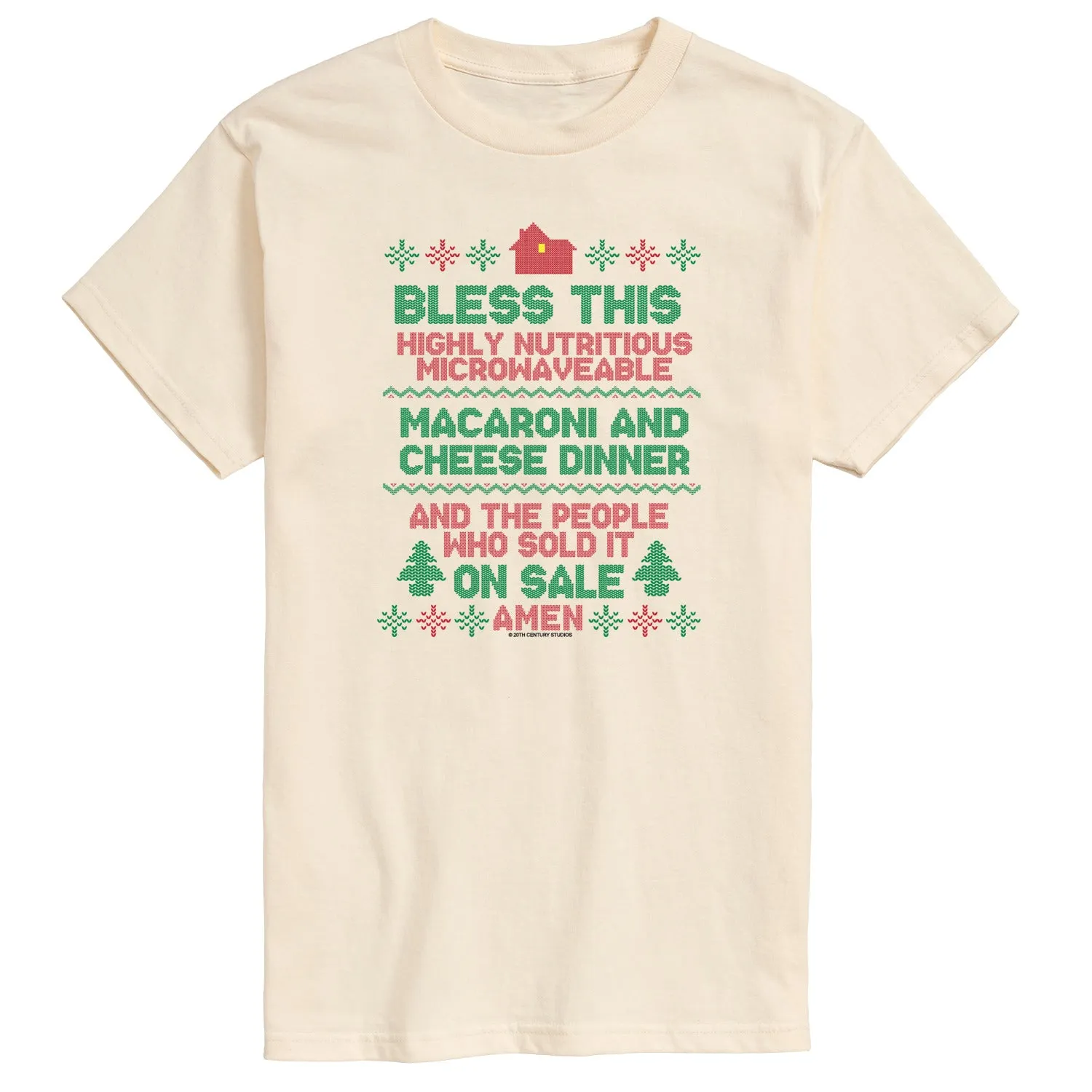 Home Alone - Mac Cheese Amen - Men's Short Sleeve Graphic T-Shirt sold by Zulily product image thumbnail 3