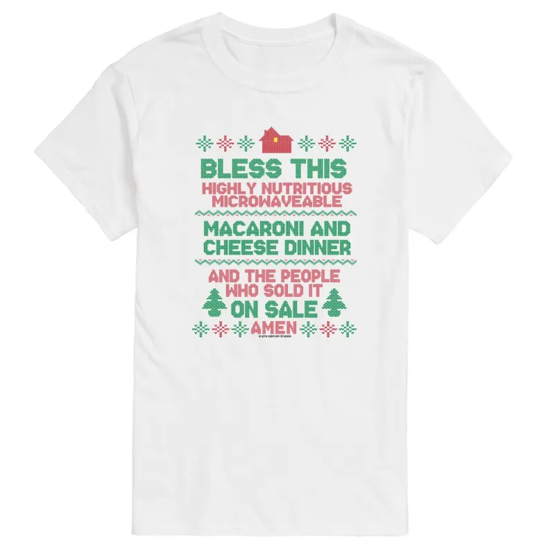 Home Alone - Mac Cheese Amen - Men's Short Sleeve Graphic T-Shirt made by Zulily