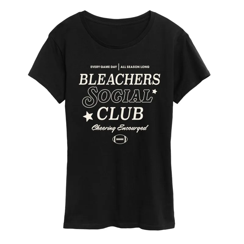 Instant Message - Bleachers Social Club - Women's Short Sleeve Graphic T-Shirt sold by Zulily