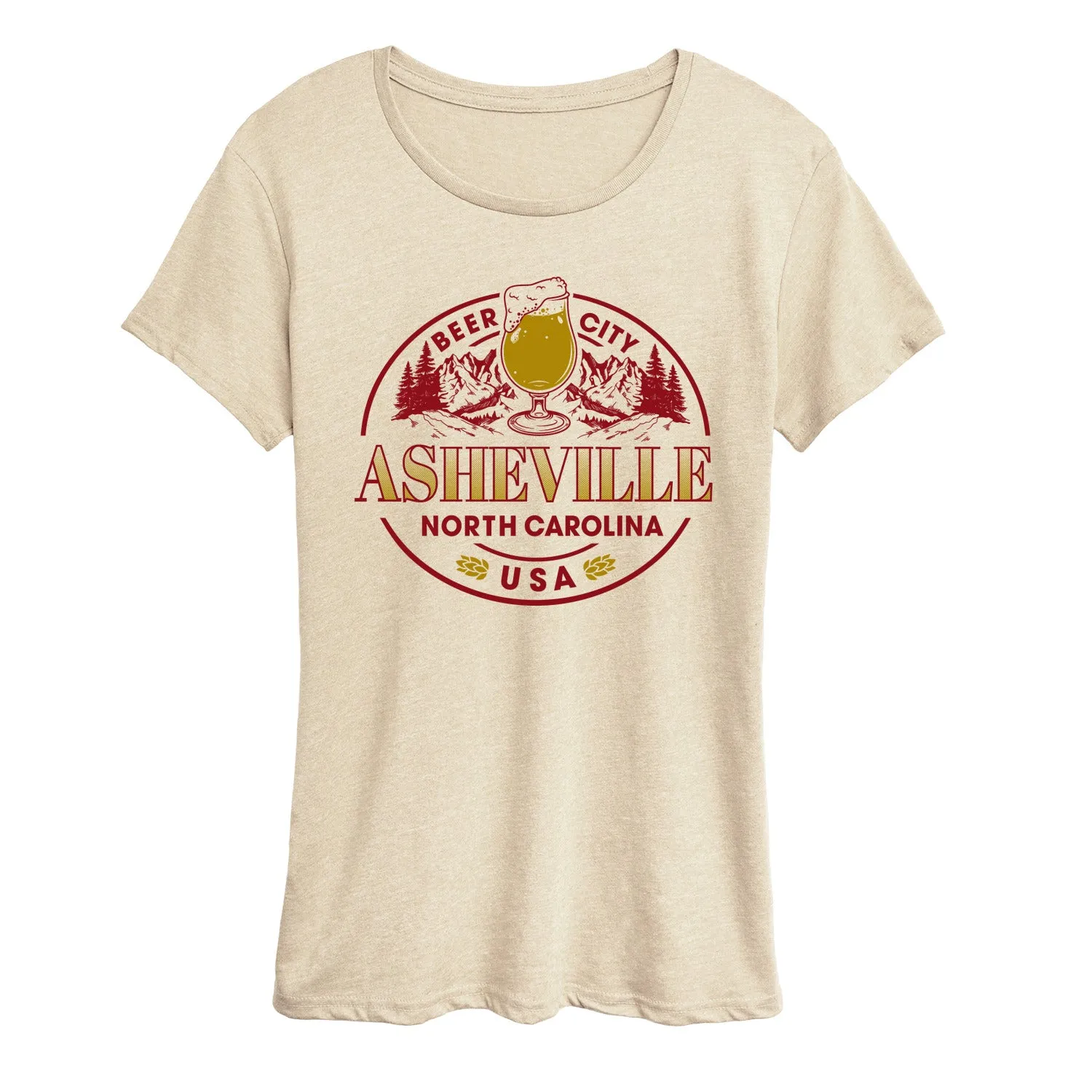 Instant Message - Asheville NC - Women's Short Sleeve Graphic T-Shirt sold by Zulily product image thumbnail 2
