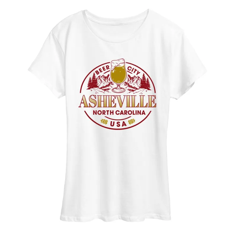 Instant Message - Asheville NC - Women's Short Sleeve Graphic T-Shirt sold by Zulily