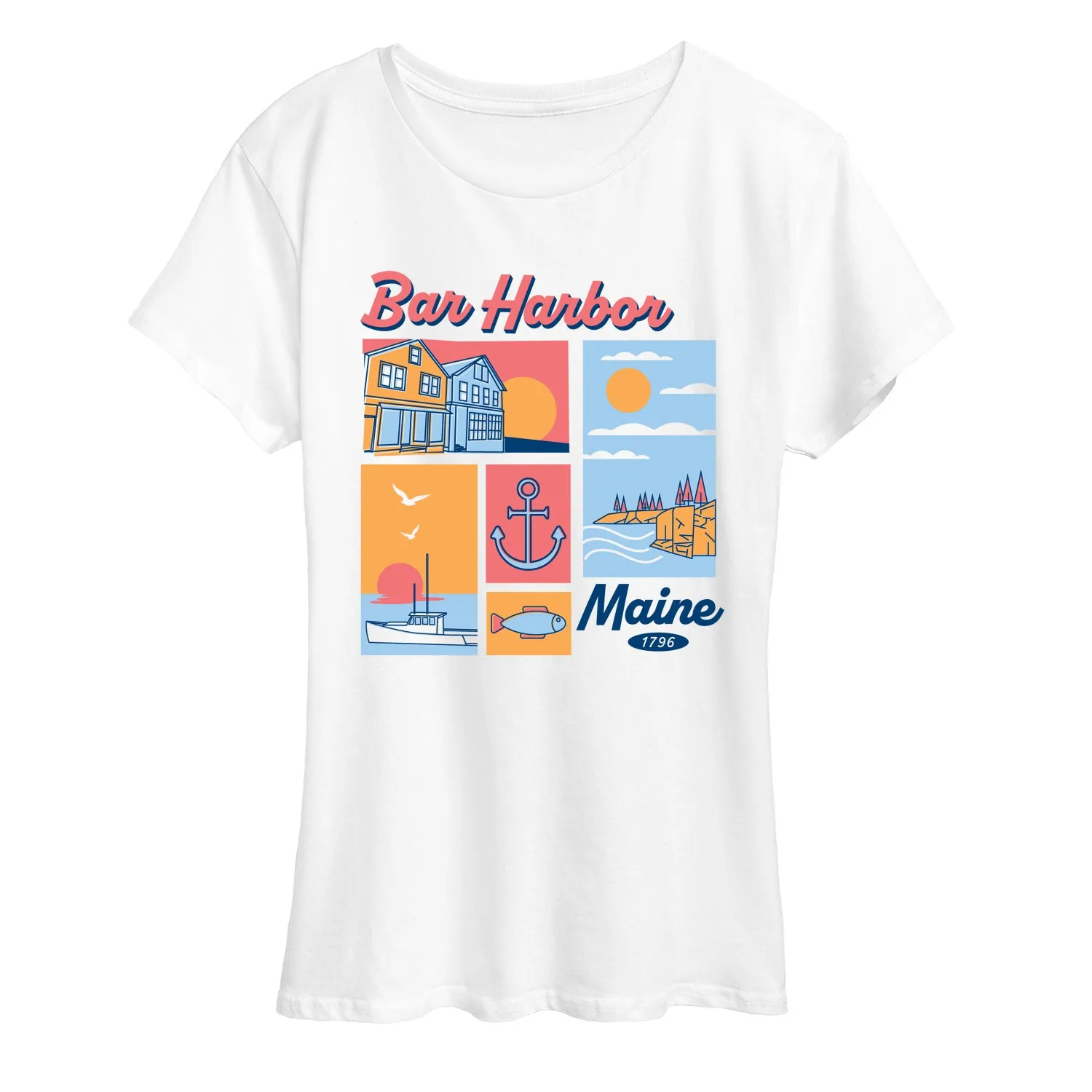 Instant Message - Bar Harbor - Women's Short Sleeve Graphic T-Shirt sold by Zulily product image thumbnail 3