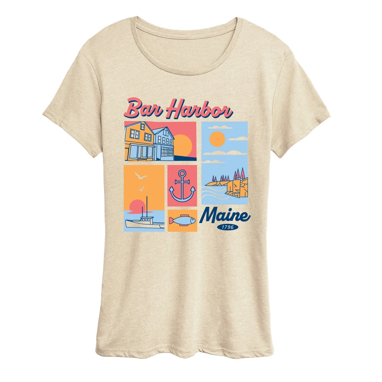 Instant Message - Bar Harbor - Women's Short Sleeve Graphic T-Shirt sold by Zulily product image thumbnail 2